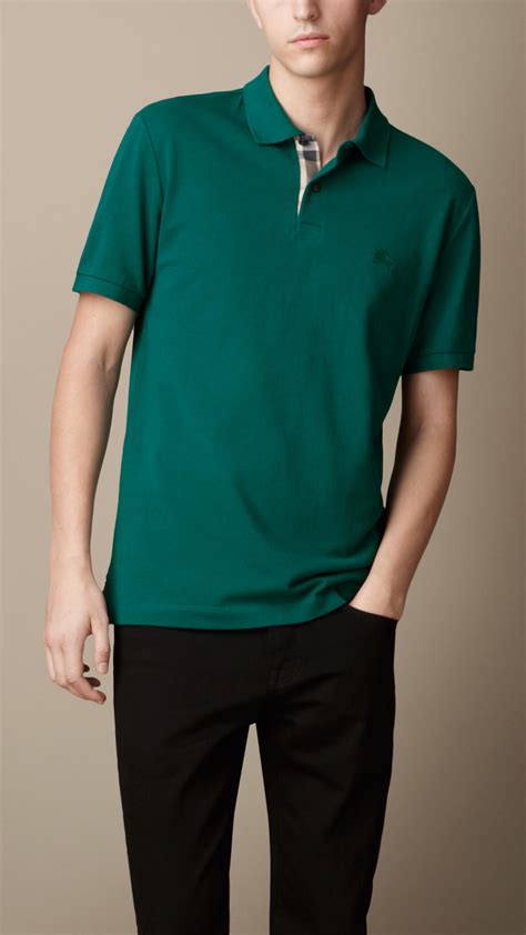 burberry green polo|Burberry polo for men.